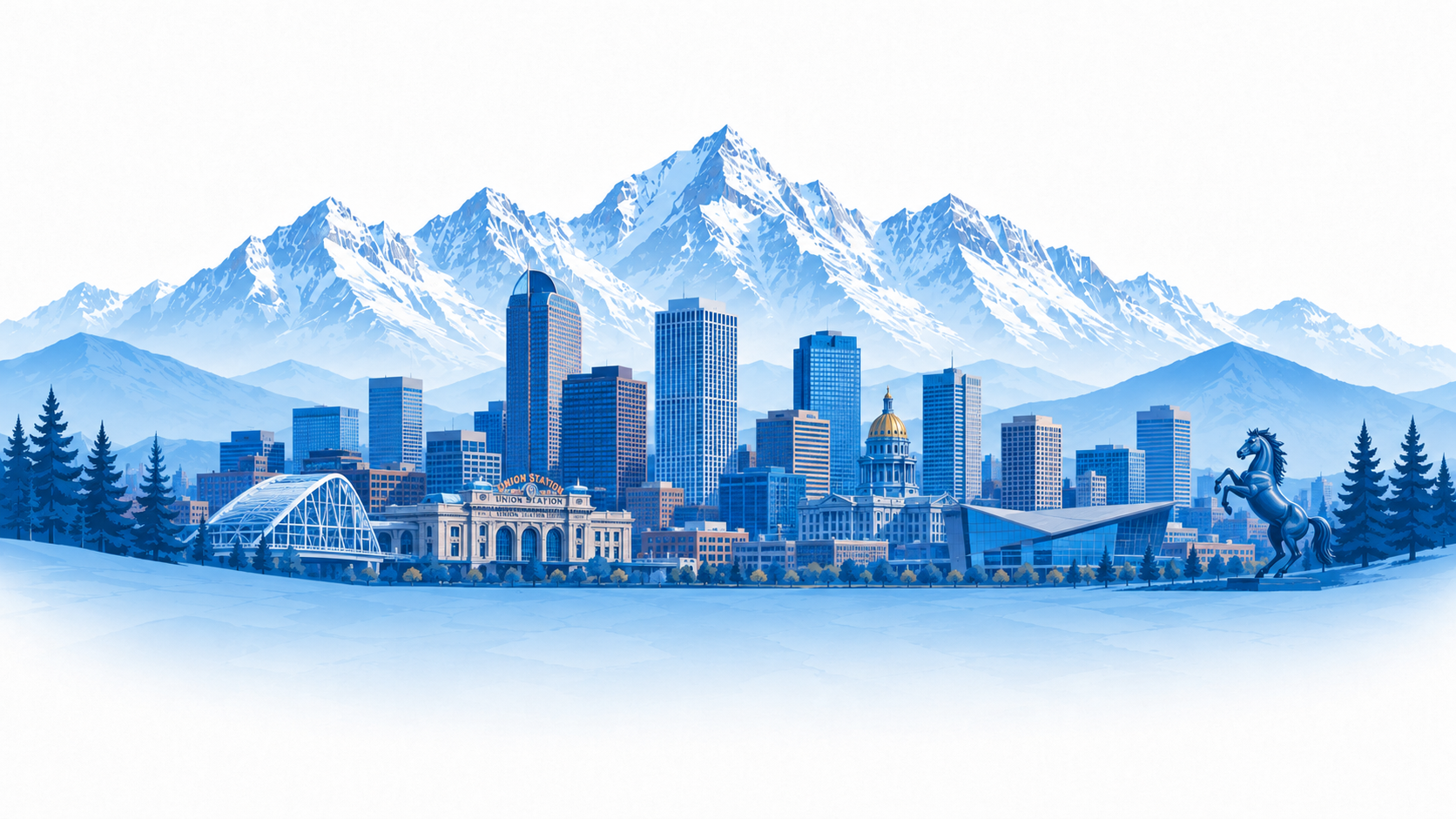 Colorado Front Range skyline